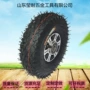 加重铝合金橡胶手推车充气轮