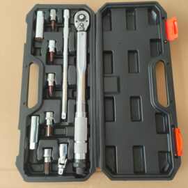 厂家直销棘轮扭力扳手15件套装工具 维修汽车工具箱 多功能组套