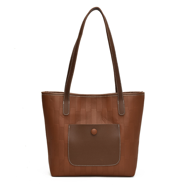 Bolsa de viaje, gran capacidad de textura, bolso de hombro, bolso de moda, bolso PU, bolso de mano de cuero suave, literatura y arte de moda, bolso de mano de invierno.