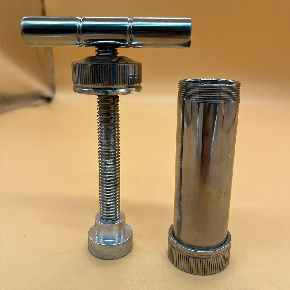 五金铝合金磨烟器 亚马逊爆款T型压烟器金属磨烟器铁件冲压非标件