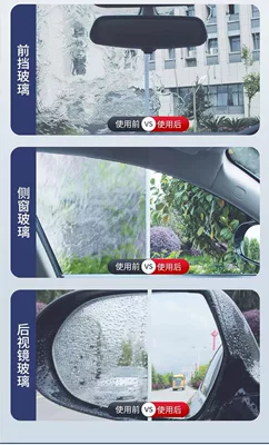 Automotive glass defogging agent anti-fog agent