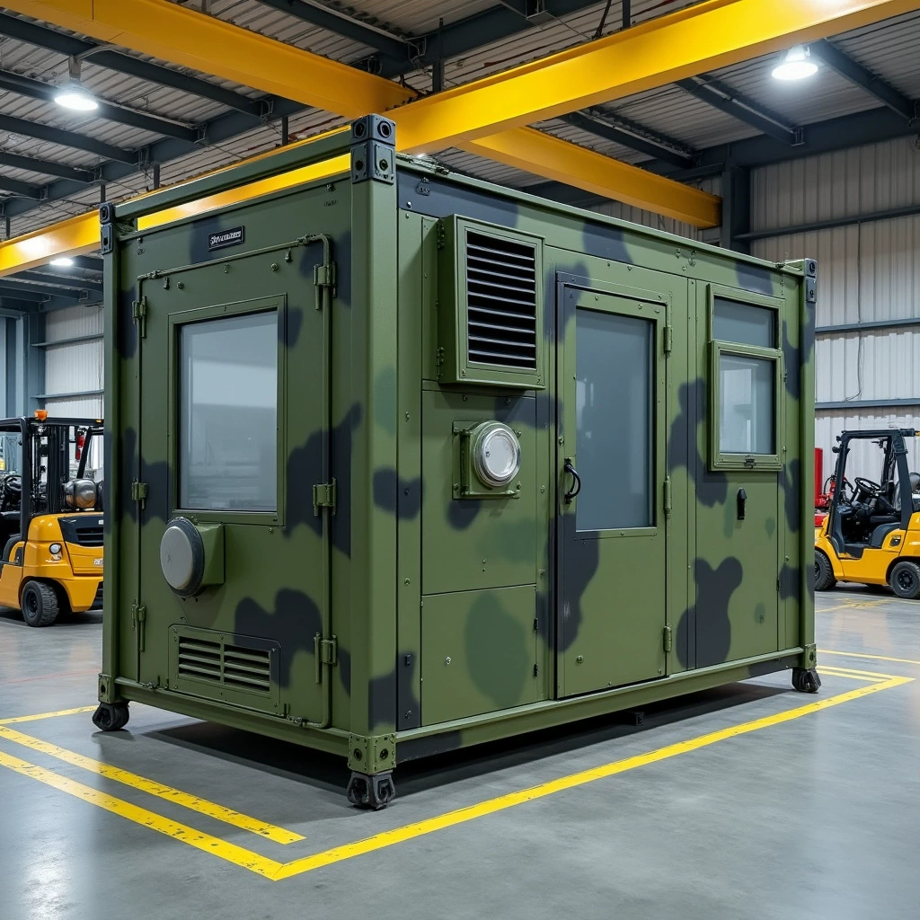 Медицинская кабина Nuojin Global с трехслойной герметичной защитой от ядерного излучения и биоаэрозолей