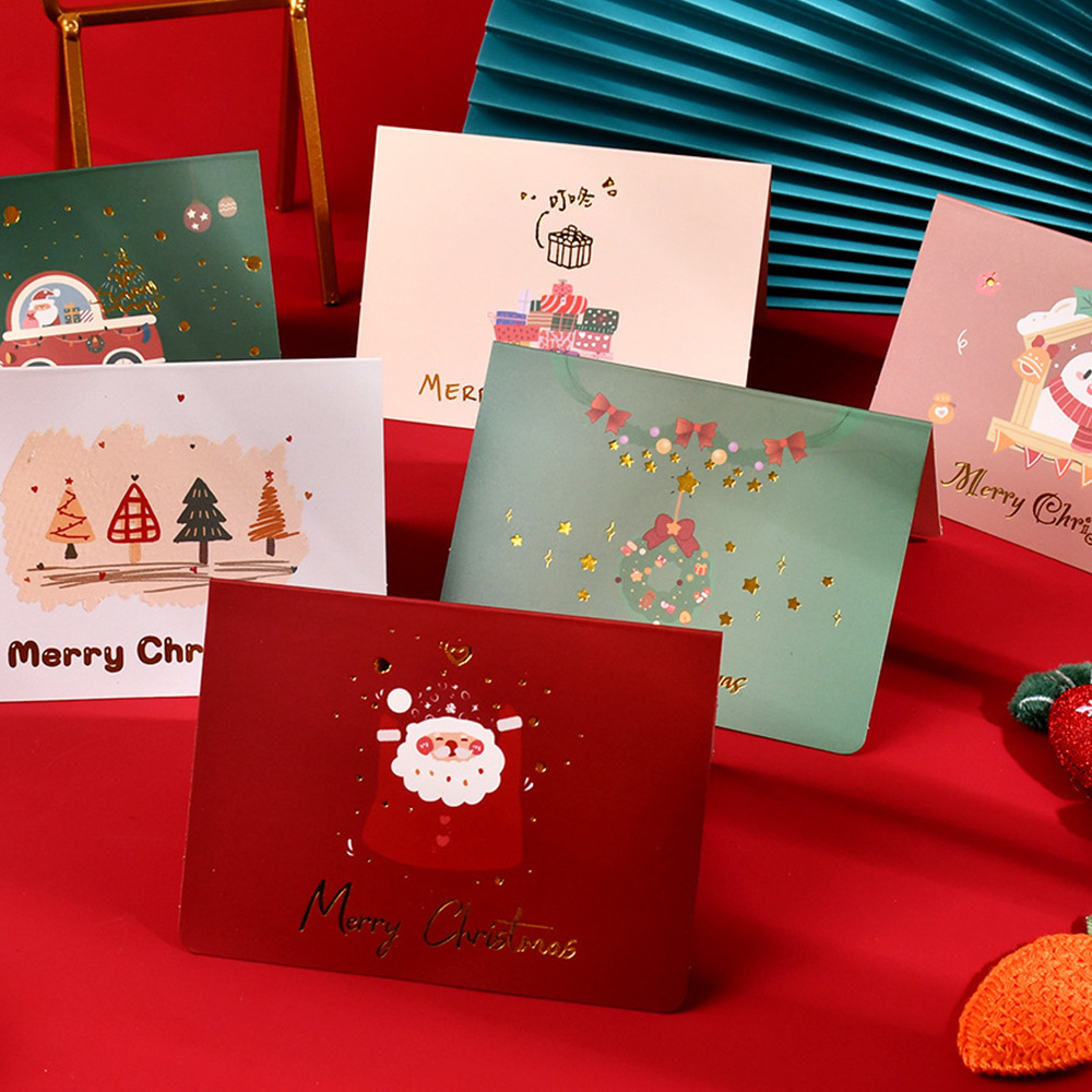 Amazon Hot Sale Navidad tarjetas de felicitación inswind festivales tarjetas de felicitación de negocios tarjetas de regalo de acompañantes de alto nivel