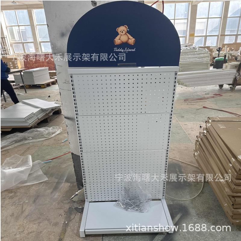 促销架促销台小尺寸展示架可移动中岛柜槽板架孔板架流水台