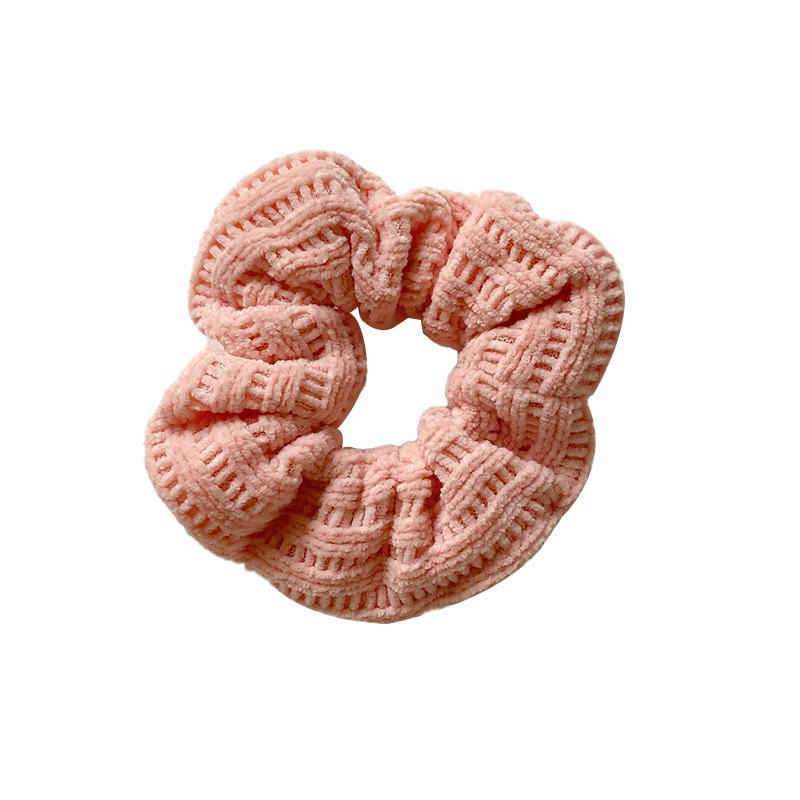 Sabiezināts rūtains resnās zarnas gredzens, vienkāršs retro resnās zarnas gredzens, elastīgs, izturīgs, krāsains matu aukla, augsta zirgaste, matu rotājumu gredzens_voghion.com