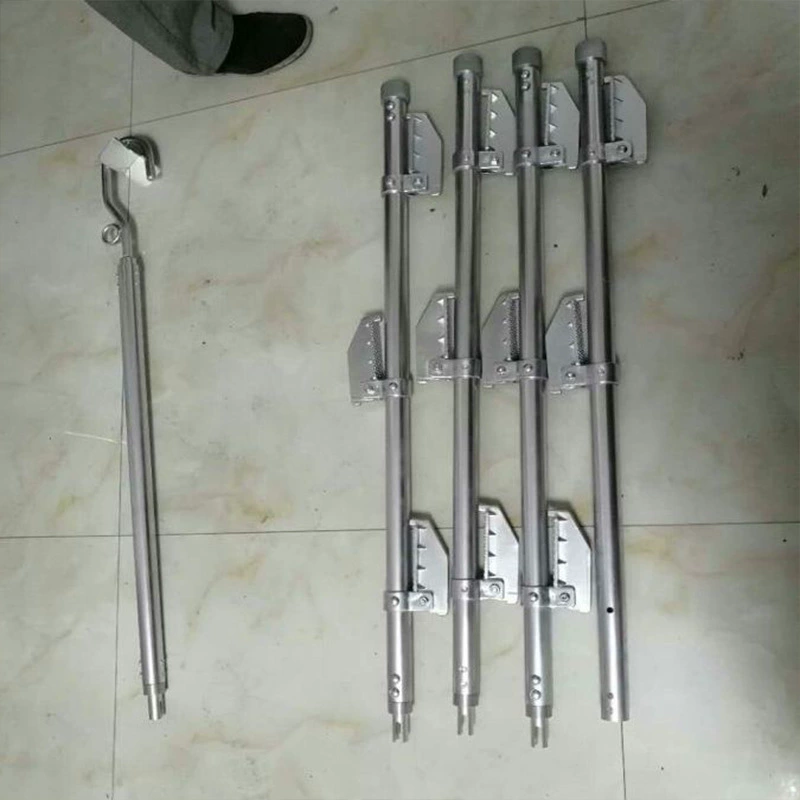 Складная одноподножная лестница весом 10 кг со съемной лестницей-сороконожкой из алюминиевого сплава для электромонтажных работ, изолированная одноподножная прямая подвесная лестница.