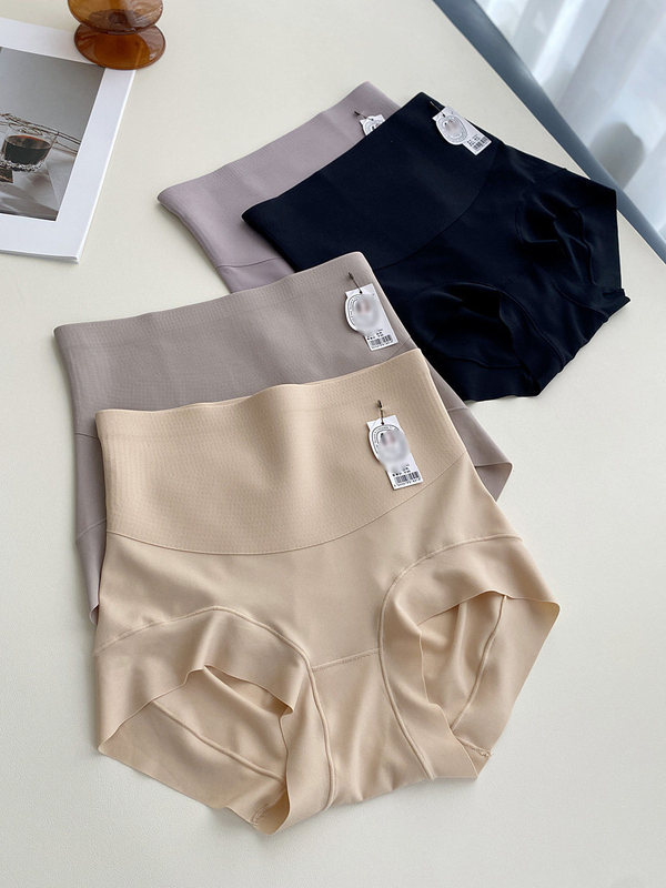 Mid-High Waist Body Shaping Postpartum Tummy Control Seamless Women's Underwear Waist Shaping Shorts Tummy Control Briefs Mid-High Waist Body Shaping Postpartum Tummy Control Seamless Women's Underwear Waist Shaping Shorts Tummy Control Briefs