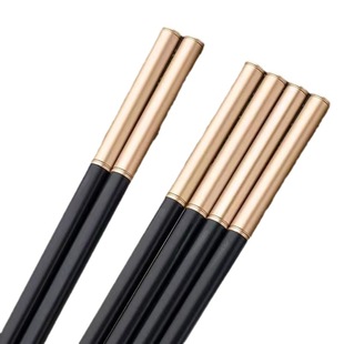 Alloy chopsticks restaurant hotel restaurant household alloy chopsticks non-slip mildew-proof high temperature resistant Chopsticks factory wholesale chopsticks