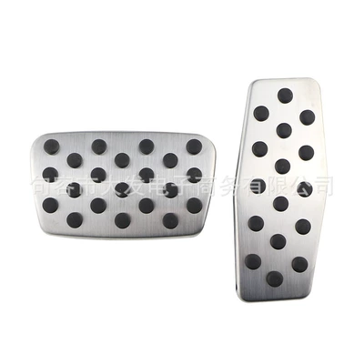 Suitable for Chevrolet Cruze accelerator pedal stainless steel manual automatic interior modification (Dekorativ pedal başlıqları) - stainless-steel-automatic
