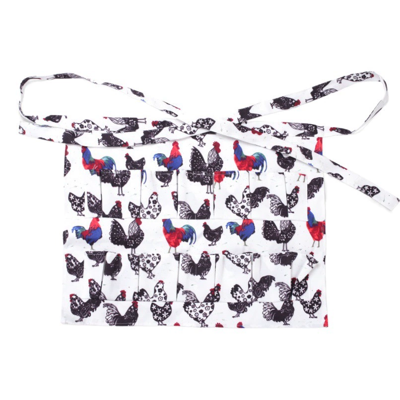 Wish Amazon Garden Карманный фартук для сбора яиц из полиэстера Удобный фартук для сбора яиц с несколькими карманами