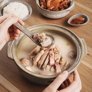 Japan Imported Casserole Household Dry Baking Uncracked Wagu Baking Yinfenghua Mishima Earth Casserole Soup for 3-4 People