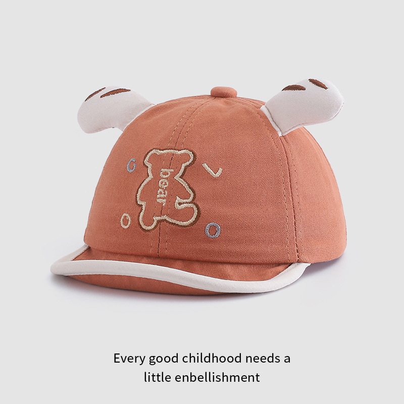 Ojos de antena sombrero para niños sombrero de goma suave sombrero de lengua para bebés casuales sombrero de hip-hop plano sombrero de dibujos animados sombrero para bebés 48CM