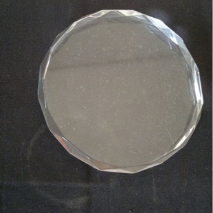 Various Specifications of Crystal Glass Sunflower Crystal Round Cake Glass Handmade Art Decoration