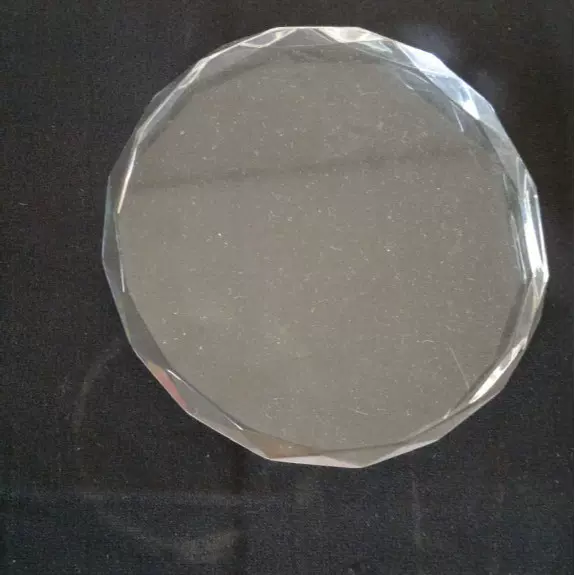 各种规格水晶玻璃太阳花水晶圆饼琉璃手工艺术装饰