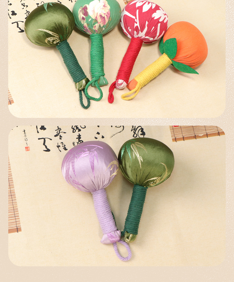 Handmade Mugwort Massage Stick 15cm Ai Cao Hammer for Shoulder and Meridian Tapping preparation