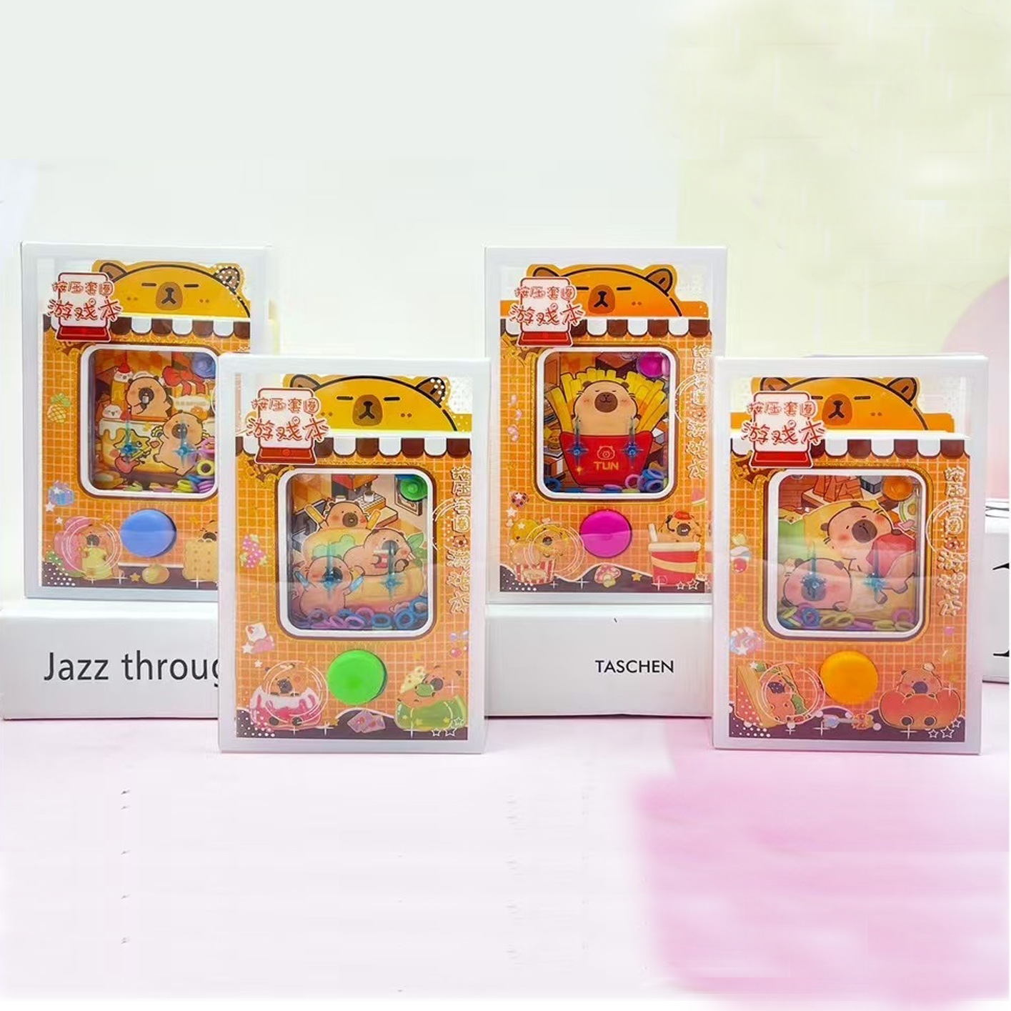 Cuaderno Capibara lindo cuaderno de dibujos animados de estudiantes cuaderno de mano en blanco colorido cuaderno descompreso