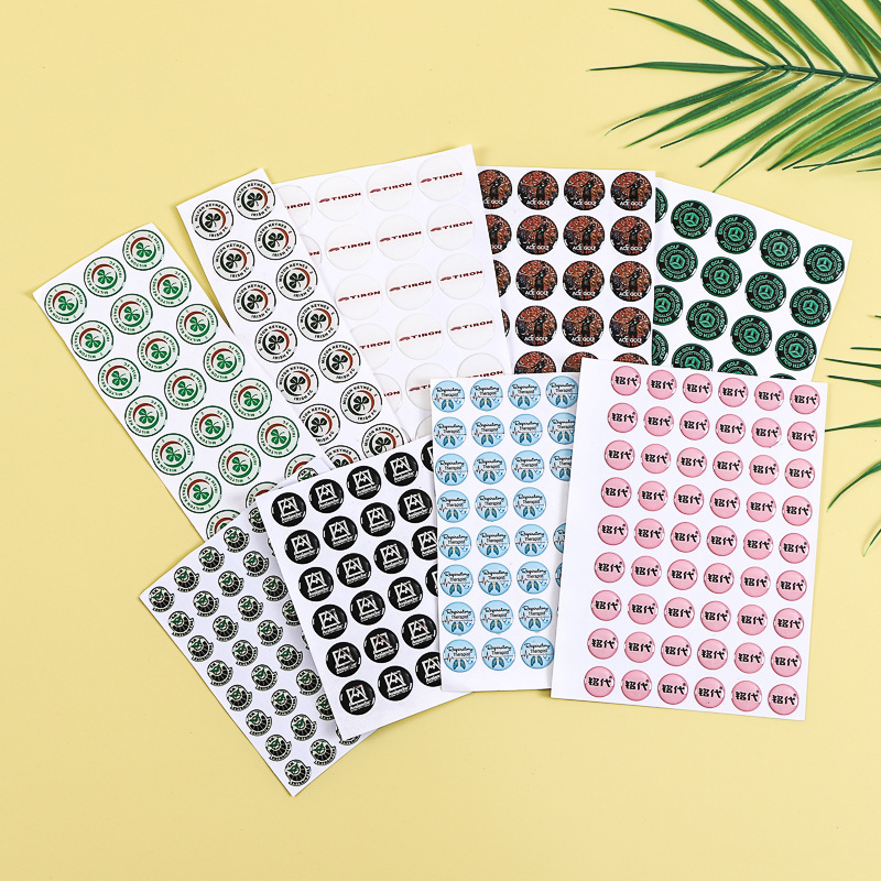 贴纸定制异形透明防水pvc广告logo封口贴纸印刷不干胶标签定做