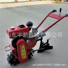 小型农田耕整机独轮链轨犁地机家用手扶式趟沟机