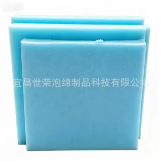 湖北生产定制高密度蓝色研磨抛光海绵欧索莱鞋材海绵量大从优