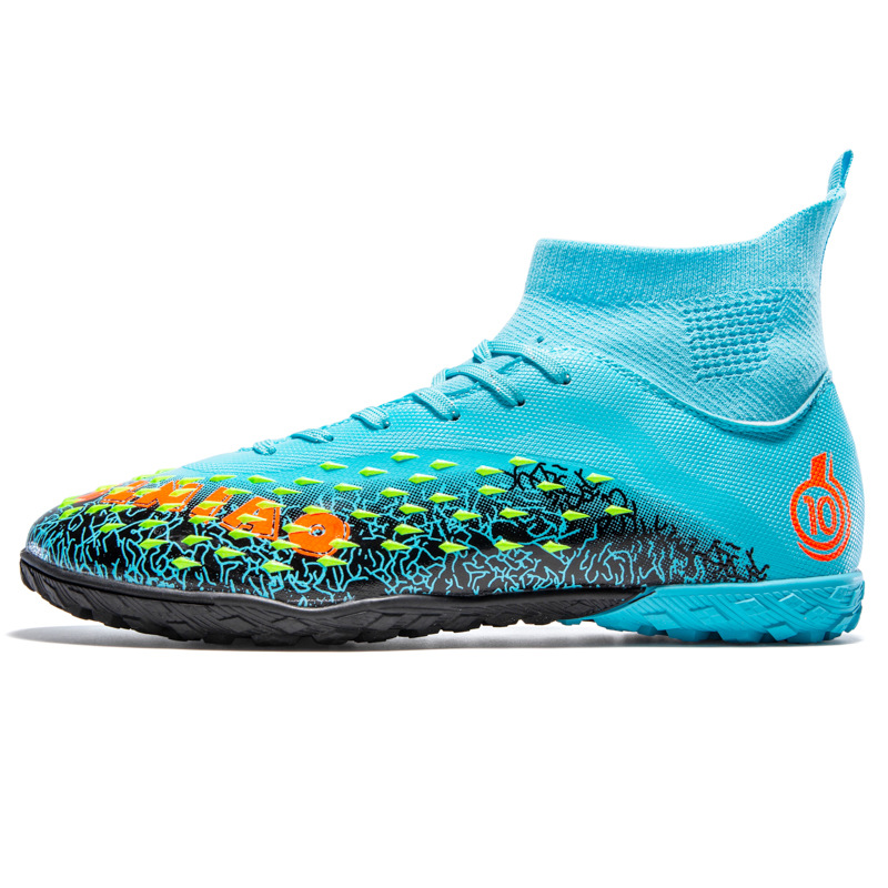 Zapatos de fútbol transfronterizos de alta altura, zapatos de fútbol, zapatos de entrenamiento para estudiantes, hombres, adolescentes adultos