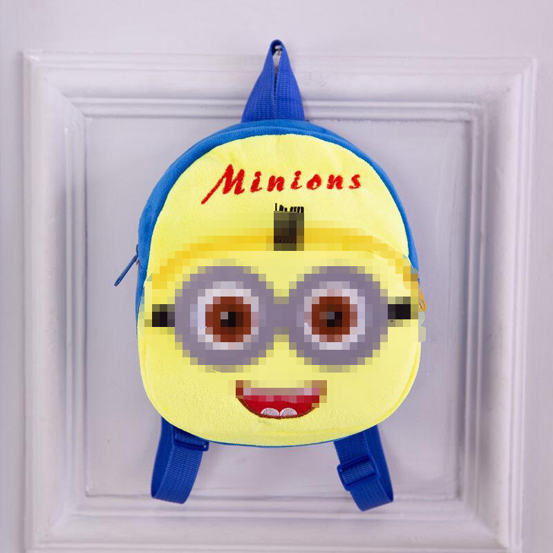 Bolso de felpa informal para bebés transfronterizos, monedero de año, reducción de la carga, mochila de comercio exterior de dibujos animados, mochila de ocio