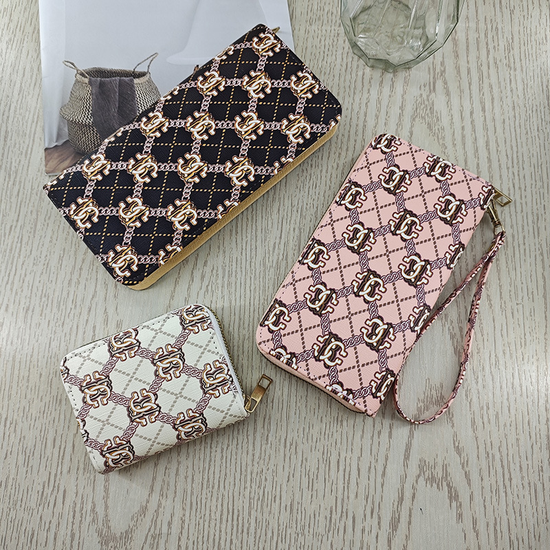 New Style Women's Wallet, Long Three-Compartment Design with Inner Zipper, Large Capacity, Multiple Card Slots, Suitable for Middle-Aged Moms, Shopping Clutch New Style Women's Wallet, Long Three-Compartment Design with Inner Zipper, Large Capacity, Multiple Card Slots, Suitable for Middle-Aged Moms, Shopping Clutch