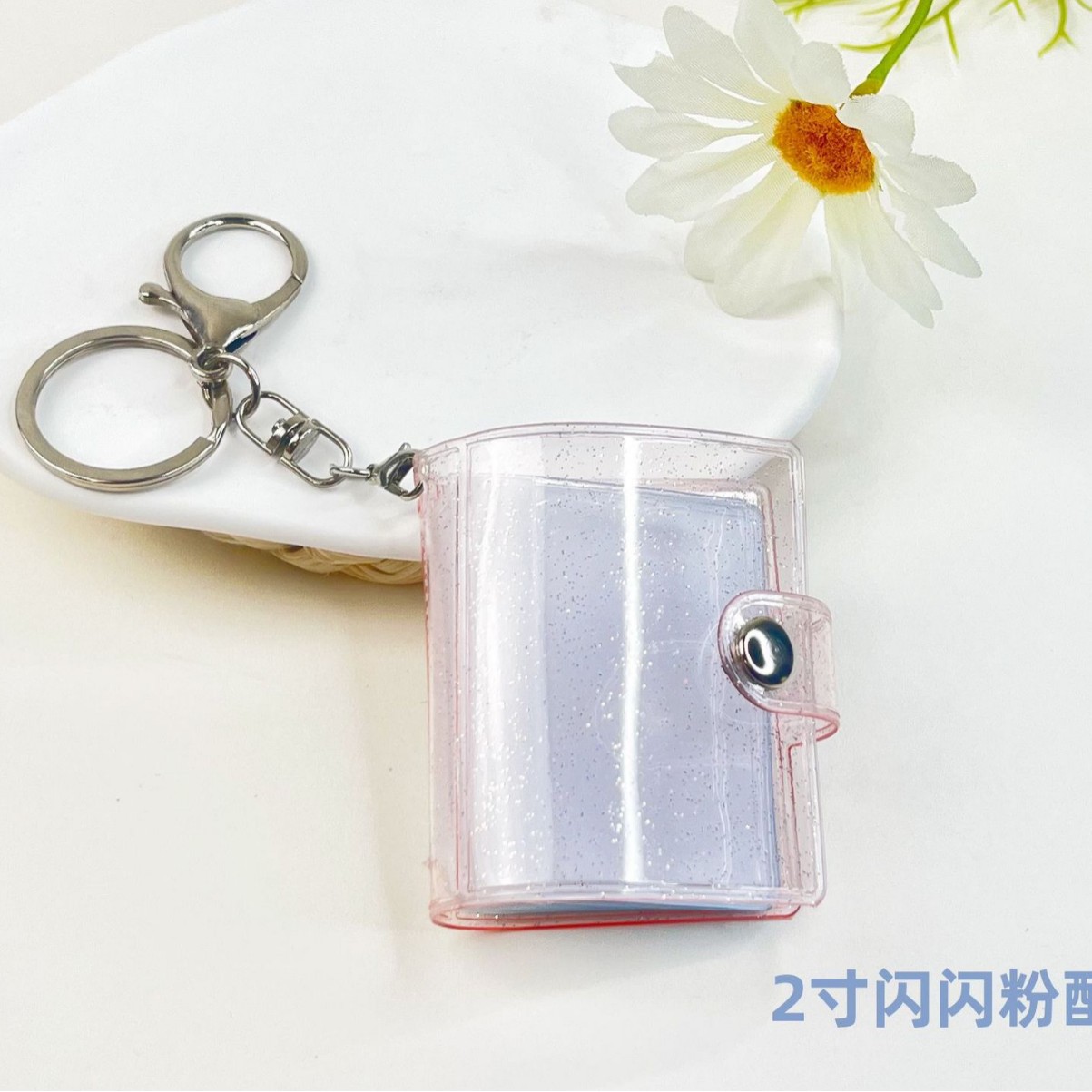 랍스터 걸쇠가 달린 2inch 글리터 파우더 24개