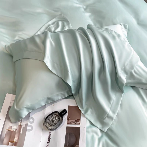 Tianqing Blue [Class A 100 Count Tencel Pillowcase]