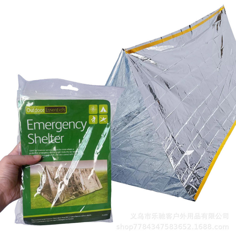 跨境户外急救帐篷应急露营徒步爬山野外失温保温保暖装备求生毯子
