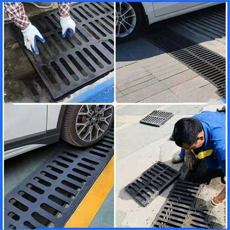 安徽黄山铸铁沟盖板下水道盖板球墨铸铁井盖排水沟盖板雨水篦子水