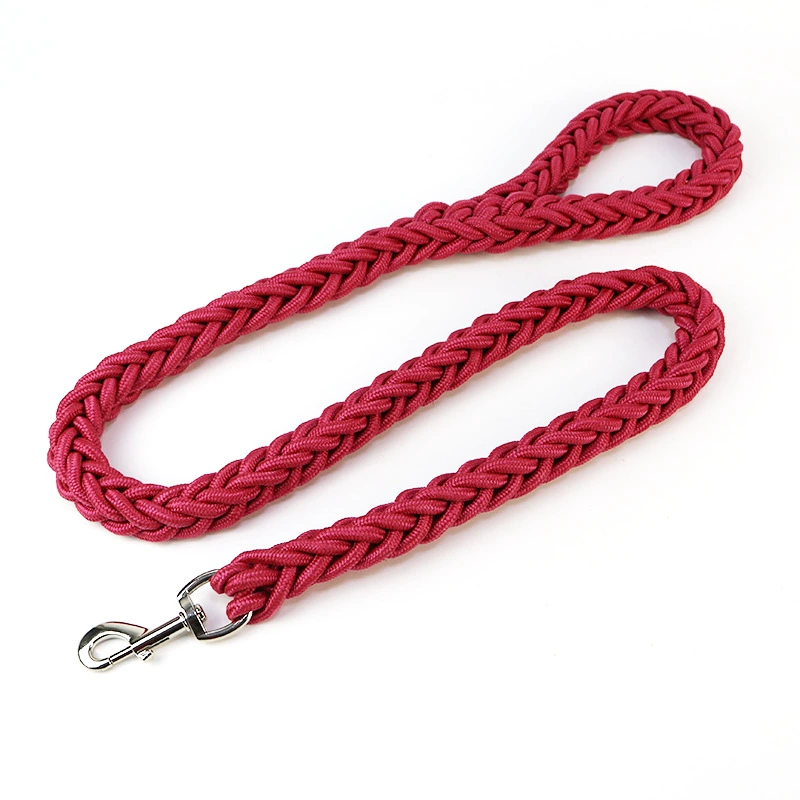 Поводок для собак (JINJIA) 8-нитевой косичка из верёвки, длина 1,3 м × 5 см, прочный для средних и крупных собак