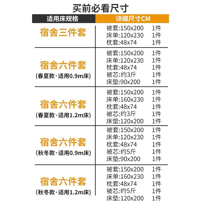 Dormitorio de estudiantes universitarios tres piezas de cama de algodón puro sábanas individuales de algodón cuatro piezas de cama de seis colchones 2025 nuevo