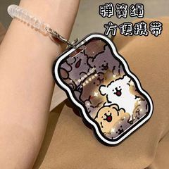 Maltese puppy student sliding card case meal card bus card ID card protection case access card campus card