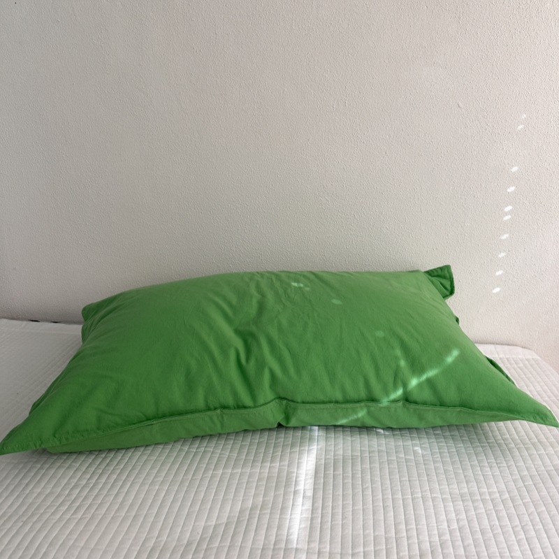 Ins風単品純綿枕カバー格子純色と封筒式枕カバー48*74単品枕芯内胆カバー