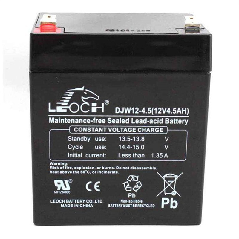 LEOCH理士密封阀控式蓄电池DJM1255免维护12V5AH门禁消防