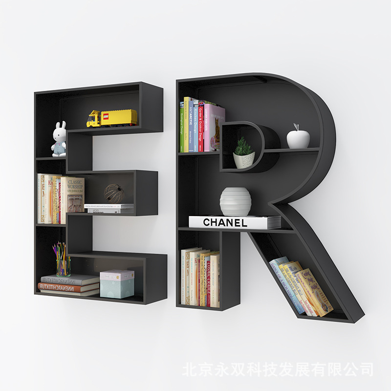 创意镂空字母展柜产品展示柜中岛展台玻璃样品柜精品柜制定珠宝柜