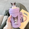 High quality coffee handheld children's glass stainless steel