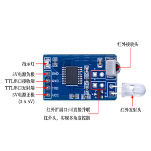 Ll Infrared Decoding Module Coding Module Infrared Wireless Communication Nec Code Receiving and Transmitting Serial Communication