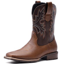 B 75655 Western Cowboy Boots High Top Embroidery ���Ŵ���ţ