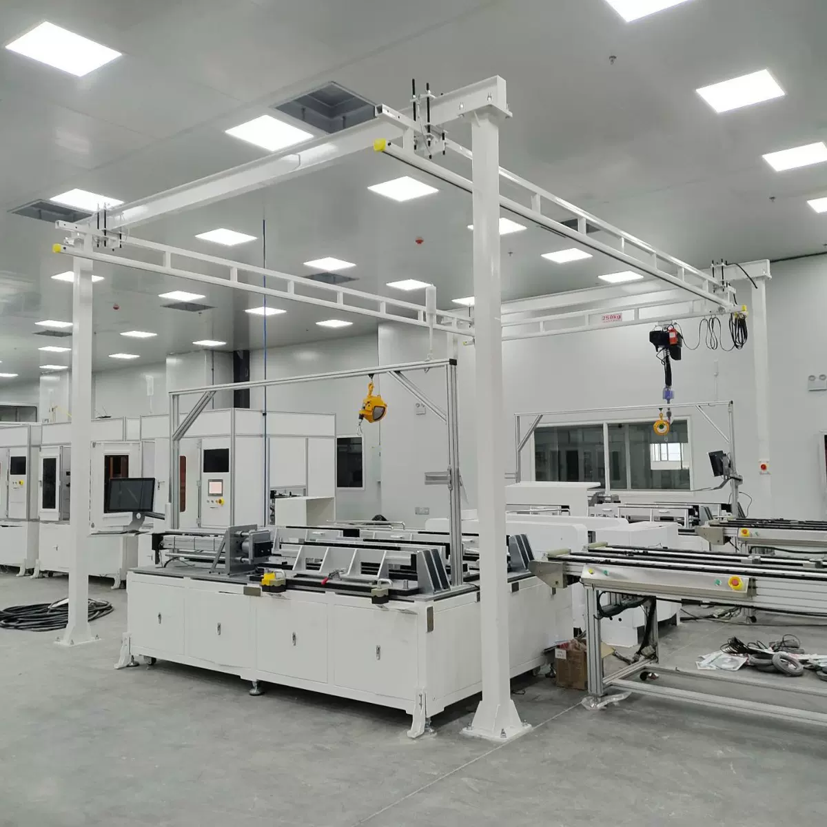 kbk钢性起重机 0.5吨小型工位 单梁悬挂柔性起重机电动