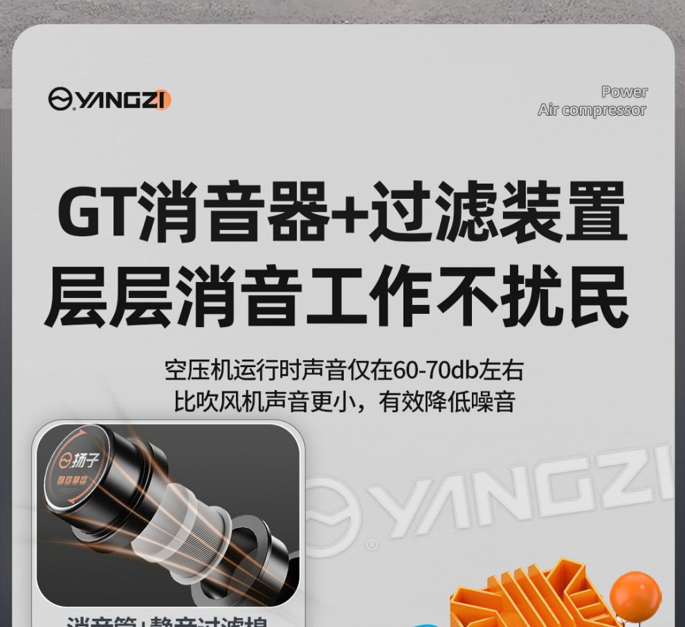 Small Air Compressor 220V High-Power Oil-Free Silent Portable Woodworking Air Pump High-Pressure Air Pump Air Compressor