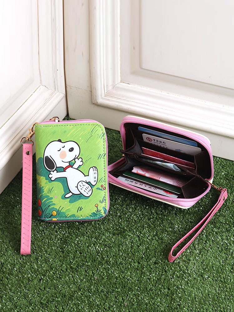 Cartoon de comercio exterior transfronterizo lindo bolso de tarjeta portátil para niños almacenamiento bolso pequeño para hombres y mujeres monedero portátil para niños y niñas