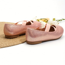 R 78442 Cross elastic girls princess shoes �����ɾo��Ůͯ��