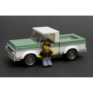 Конструктор MOC-22021 синий C10 и домик