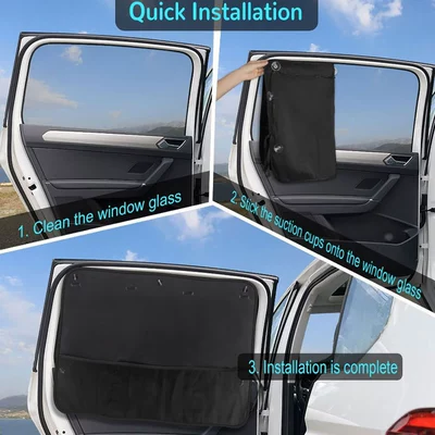 sunshade curtains sunscreen UV: Car curtains