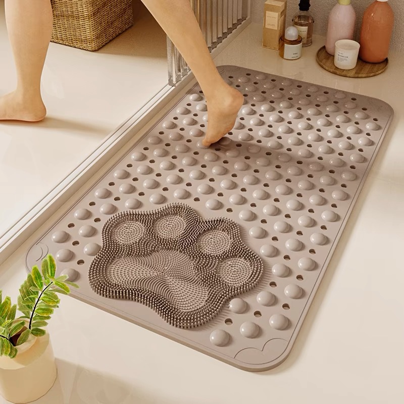 Baño antideslizante, baño de ducha, baño de ducha, almohadilla anticaídas, almohadilla de pies de masaje ecológico especial para mujeres embarazadas y ancianos