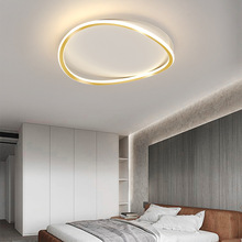 卧室吸頂燈簡約現代書房燈創意北歐ins房間燈新款輕奢網紅led燈具