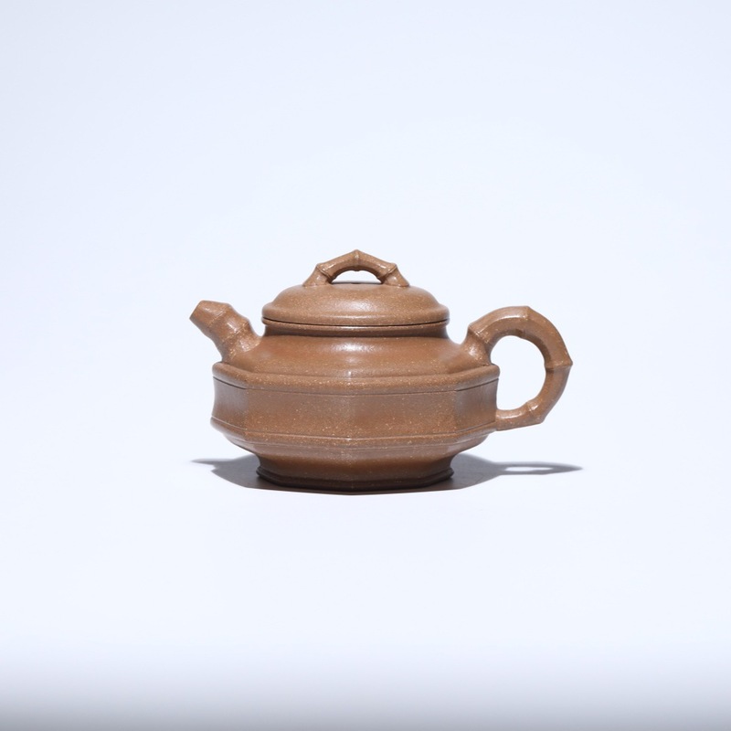 八方竹鼓 宜兴紫砂壶五彩段泥匠心手制精美紫砂茶壶茶具批发|undefined