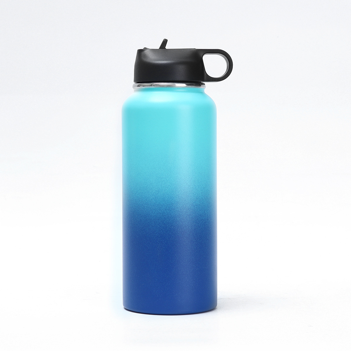 Botella espacial portátil estadounidense transfronteriza de gran capacidad para hombres y mujeres al aire libre botella deportiva de doble capa de taza de aislamiento de acero inoxidable portátil