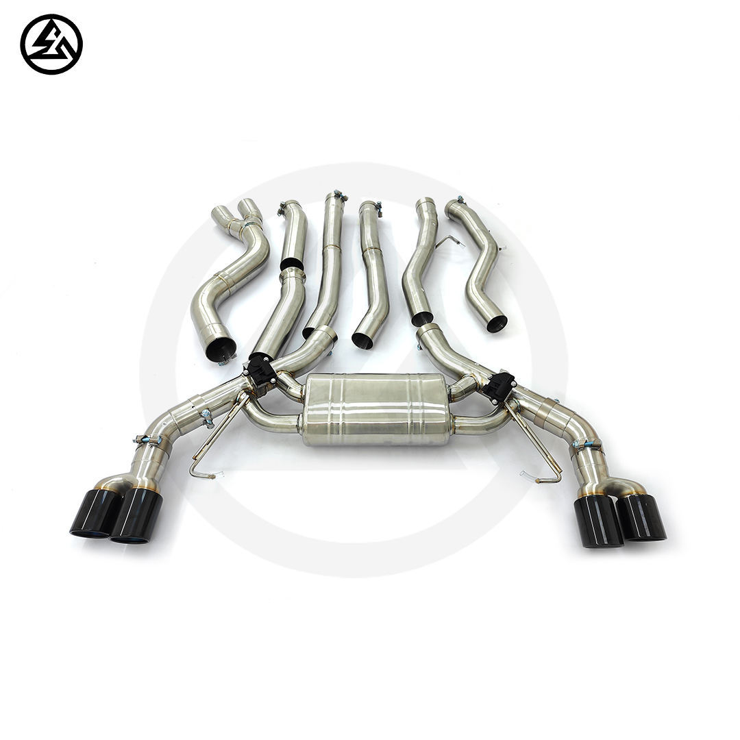 CSZ catback exhaust with stainless steel valve exhaust pipe suitable for BMW X3 M40i G01 X4 B58
